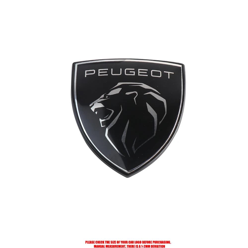 Für Peugeot 301 307 308 406 508 2008 3008 5008 108 RCZ 607 107 306 Auto-Fronthaube Emblem Kofferraum-Abzeichen Frontgrill Logo Aufkleber – Detail 8