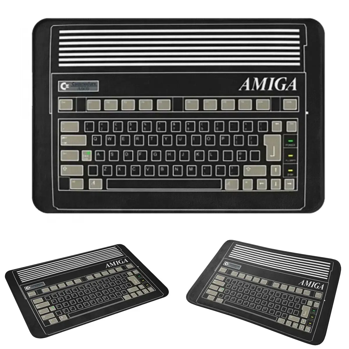 C64 Logo Computer Doormat Water oil proof Carpet Rug Kitchen Entrance Home Floor Mat for Living room Footpad Mats