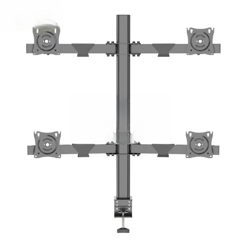 Four Monitor Stand Four Heavy Duty Monitor Mounted Desktop Stand Four Screen Table Adjustable Arm Support Computer Notebook