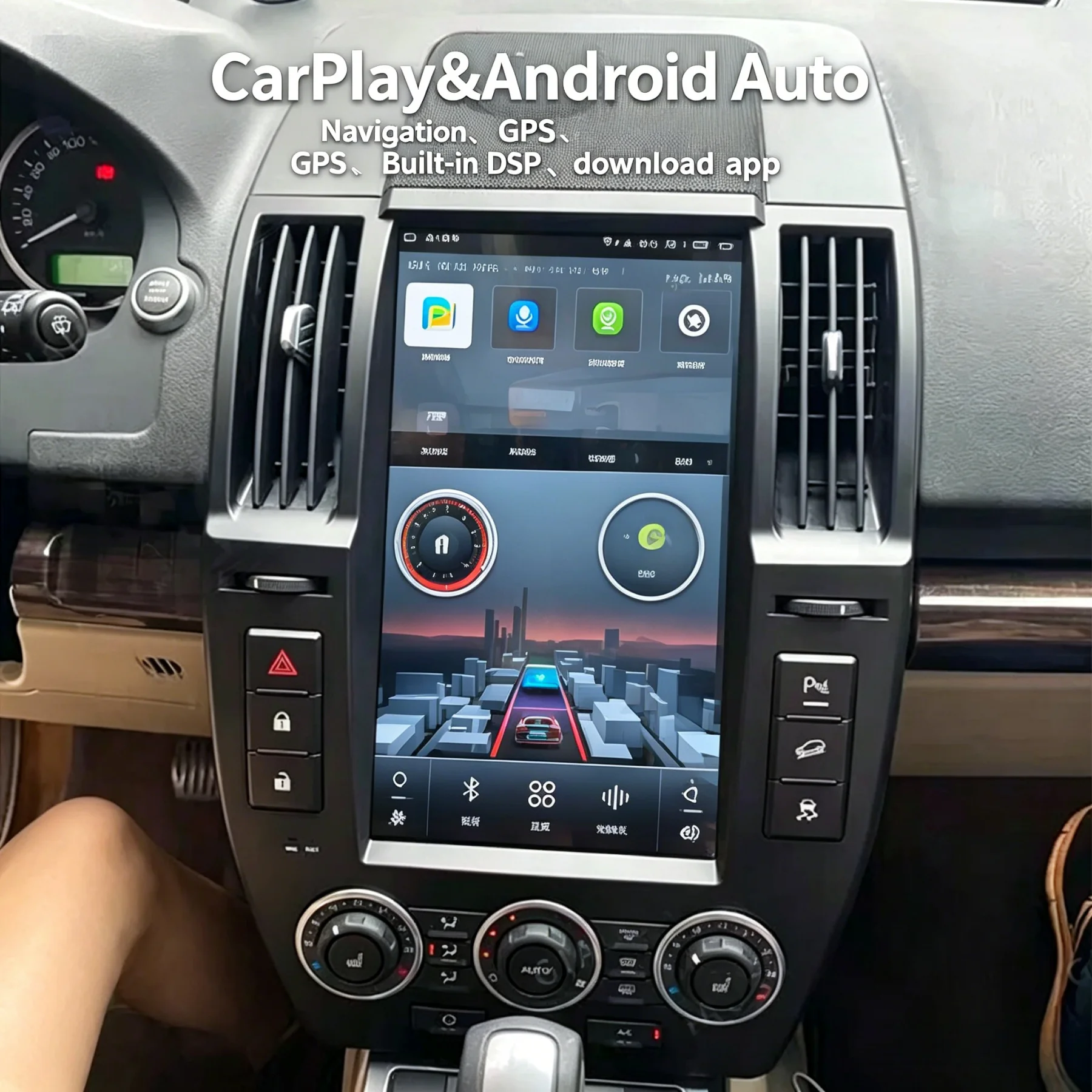 

Android Wireless Carplay For Land Rover Freelander 2 2005-2015 Multimedia Player BT Stereo Touch Screen GPS Navigation Head Unit