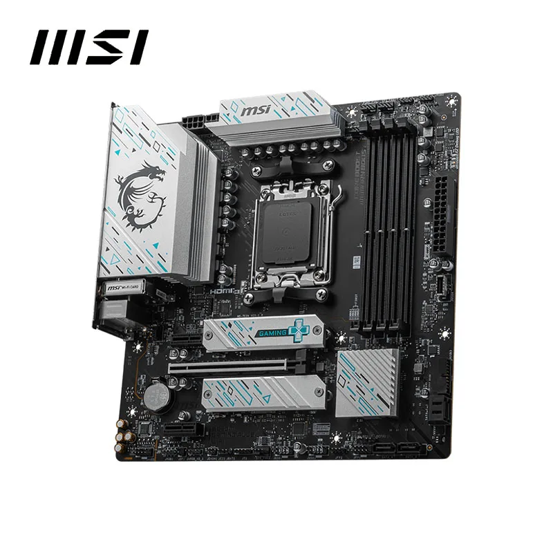 MSI B650M GAMING PLUS WIFI New AMD B650 Supports DDR5 192GB AMD Ryzen 7000 8000 9000 Series Socket AM5 Motherboard