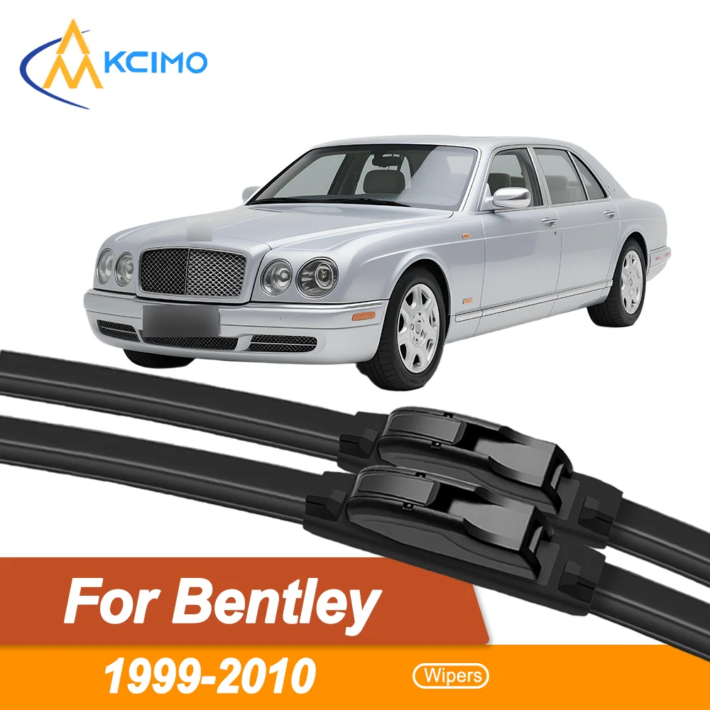 

Essential Upgrade for Safety 2 Windshield Wiper Blades for Bentley Arnage 1999–2010 All-Weather Use Clear View Durable