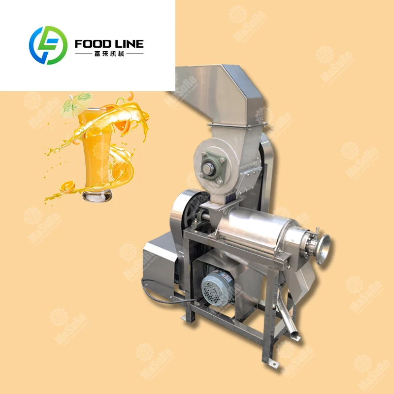 

High Efficiency Industrial Cold Pressed Juice Screw Juice Extractor Apple Screw Crushing Juice Extractor
