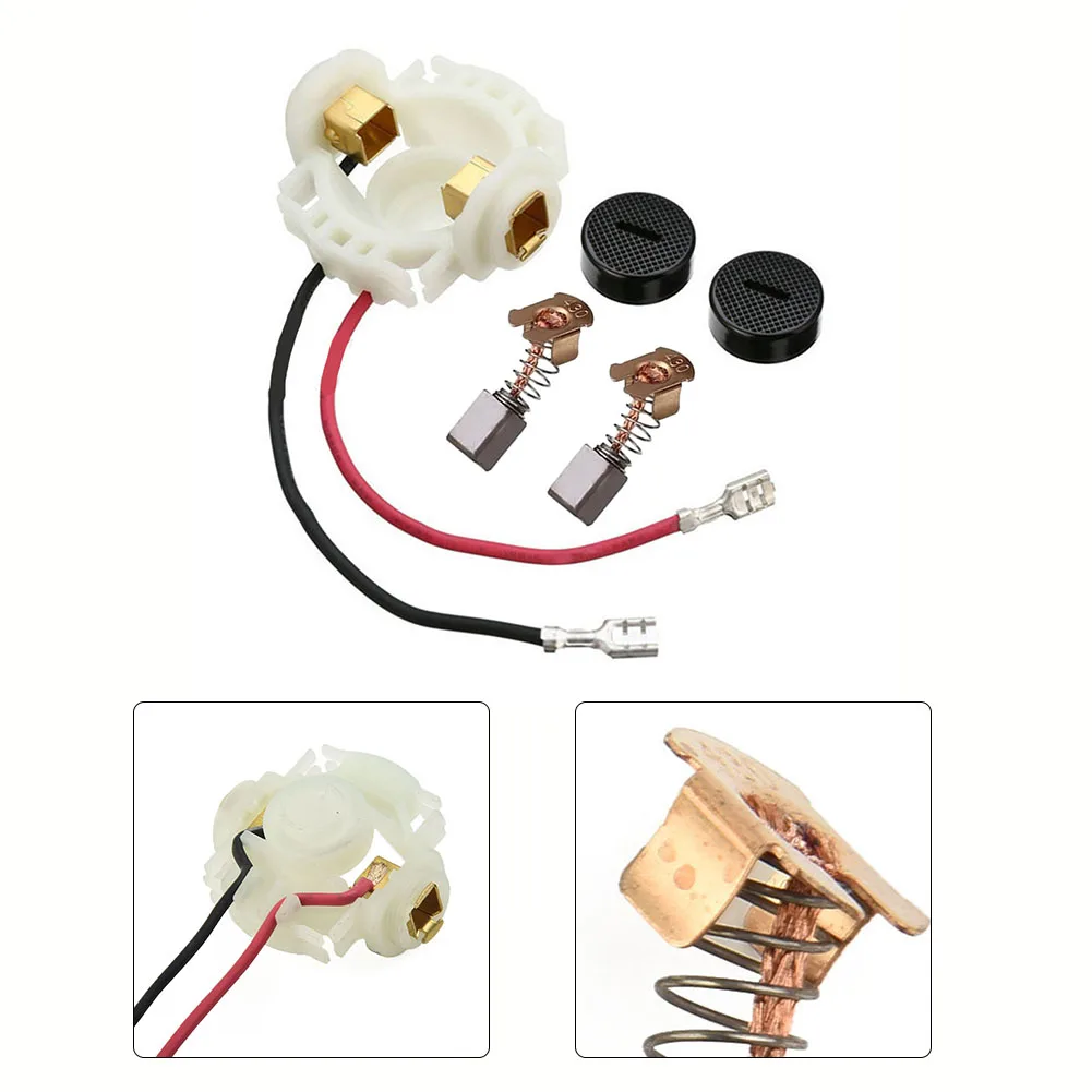 Imagem -03 - Escovas de Carbono com Capas para Makita Ferramentas Elétricas Suporte da Escova Acessórios de Substituição Cb430 Bga450 Bga452 Bjs160 Pcs