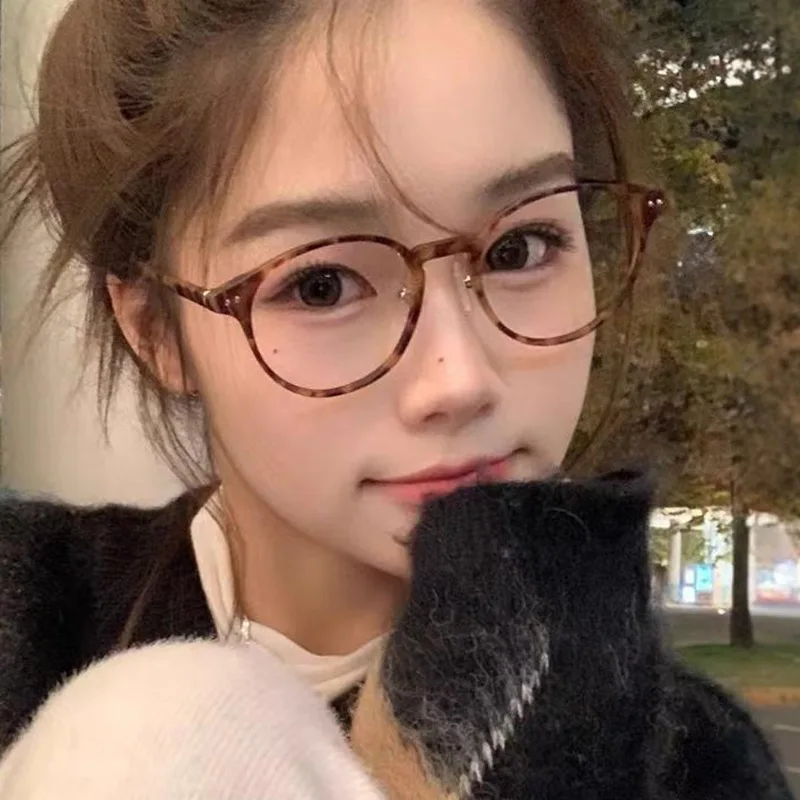

New trend Japanese and Korean retro small fresh myopia glasses frame