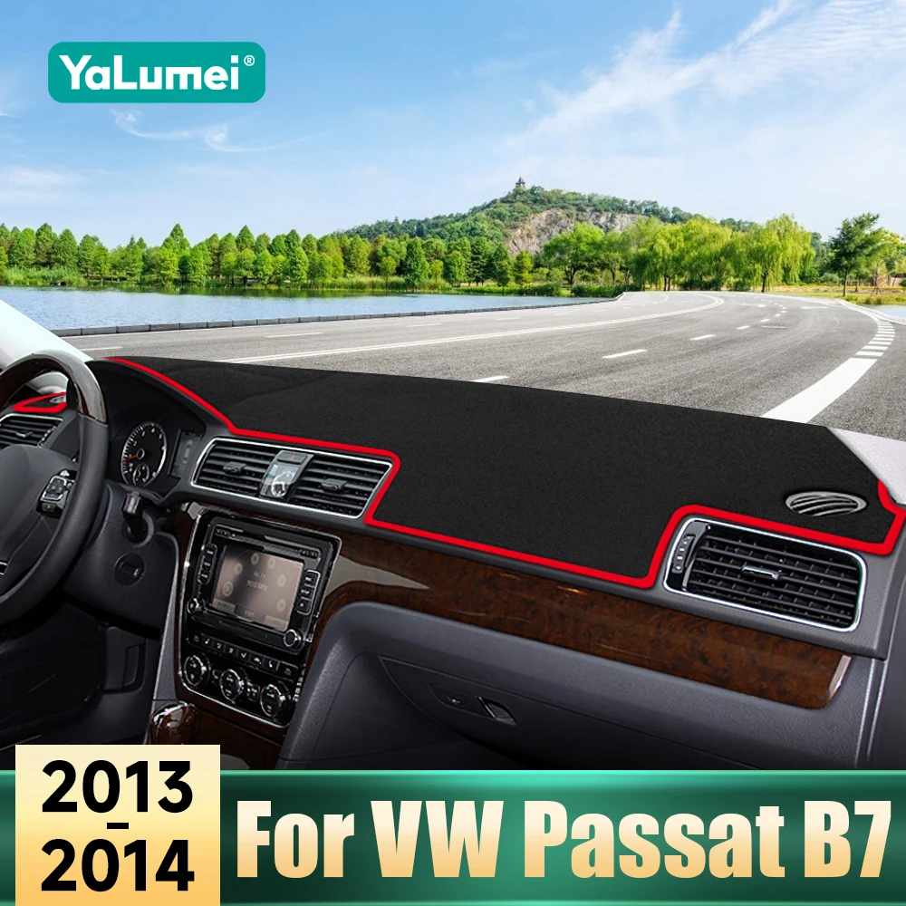 Für Volkswagen VW Passat B7 2013 2014 Auto Dashboard Anti-Uv Abdeckung Instrument Panel Vermeiden Licht Pads Sonnenschutz Zubehör