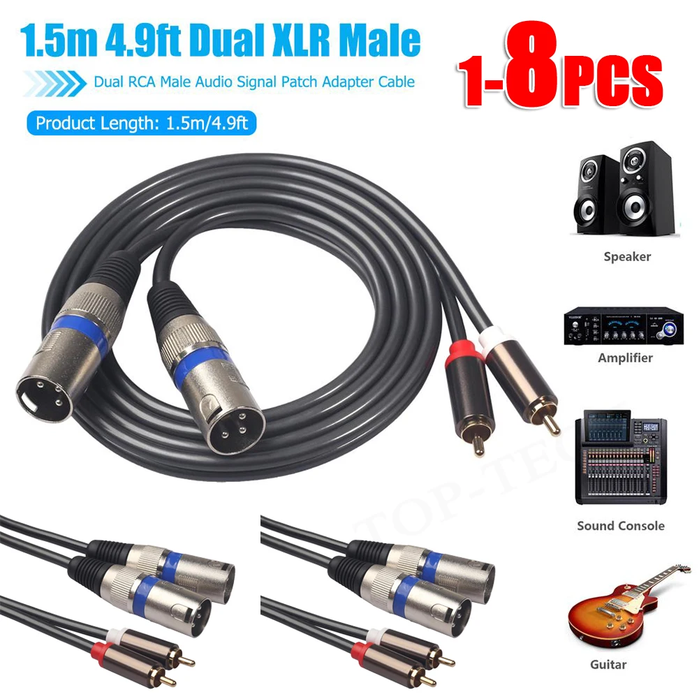 1.5M/4.9Ft Dual Xlr…
