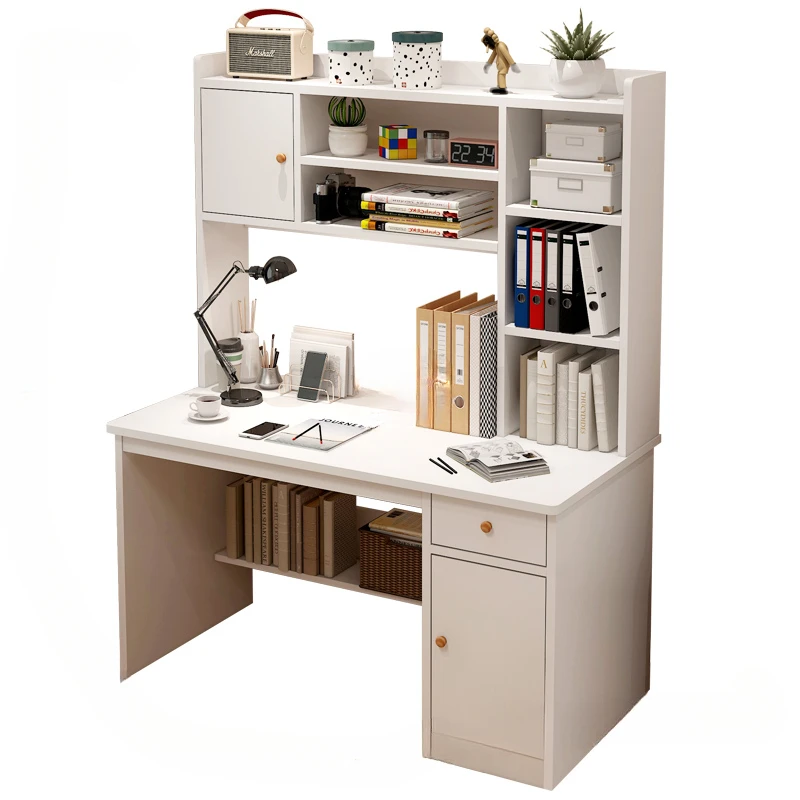 

Modern Home Computer Desks Wooden Storage Table Desktop Office Furniture Bedroom Gaming Student Learning Writing Rack