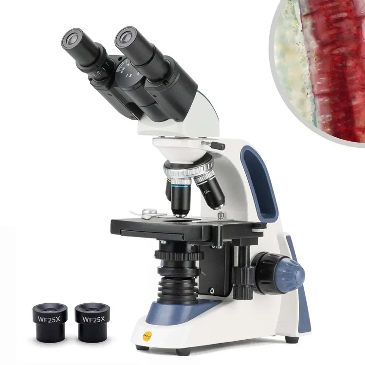 home.SWIFT SW380B 40X-2500X Magnification, Siedentopf Head, Research-Grade Binocular Compound Lab Microscope