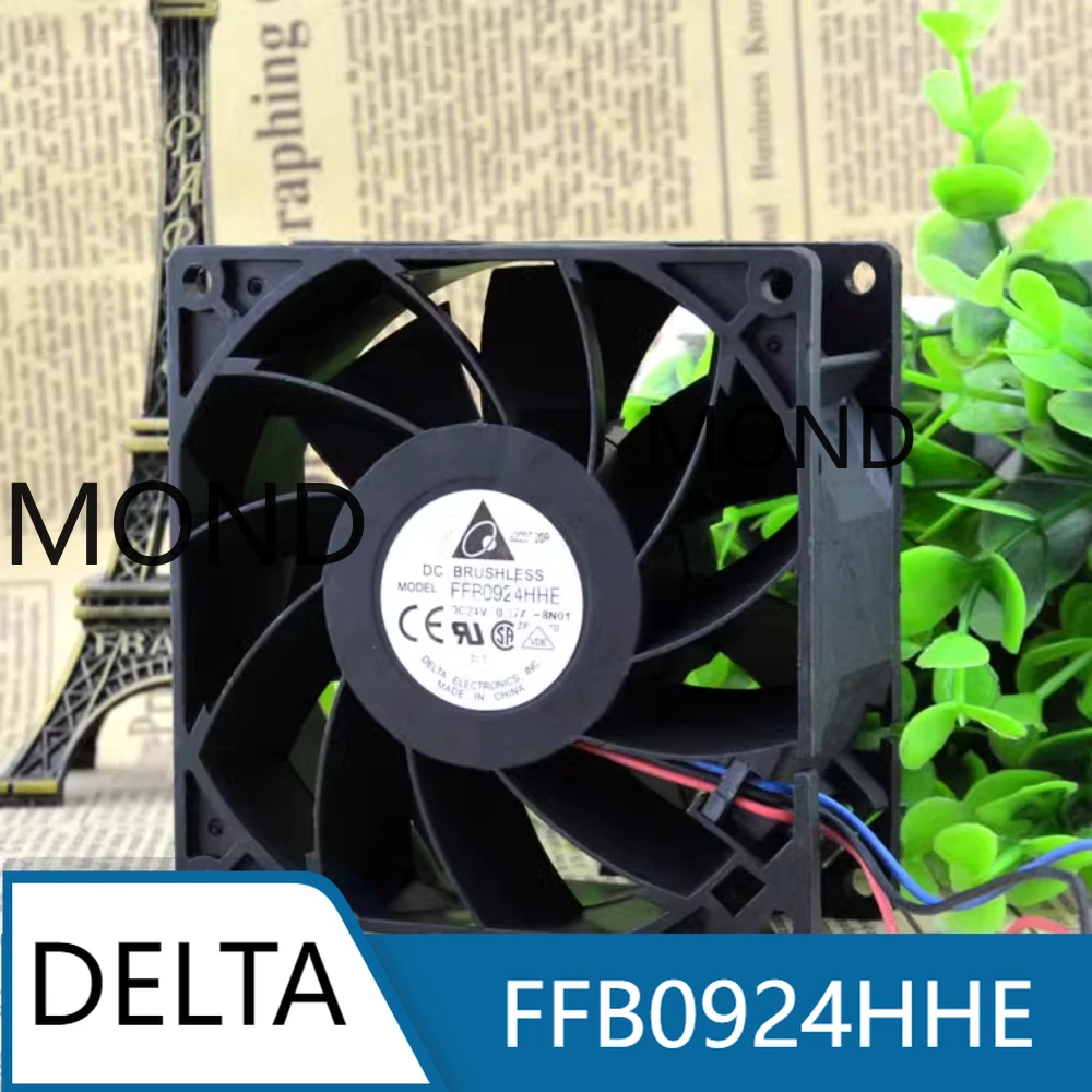 

Delta FFB0924HHE 9238 24V 0.27A Silent Frequency Converter Cooling Fan