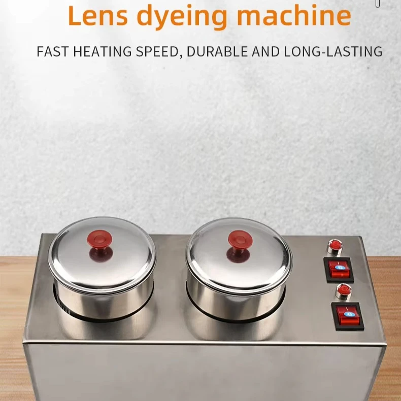 Lens Tinting Machine DM-1 No Temperature Adjustment Eyeglasses Lens Dyeing Machine Two-cylinder Lens Dyeing Machine
