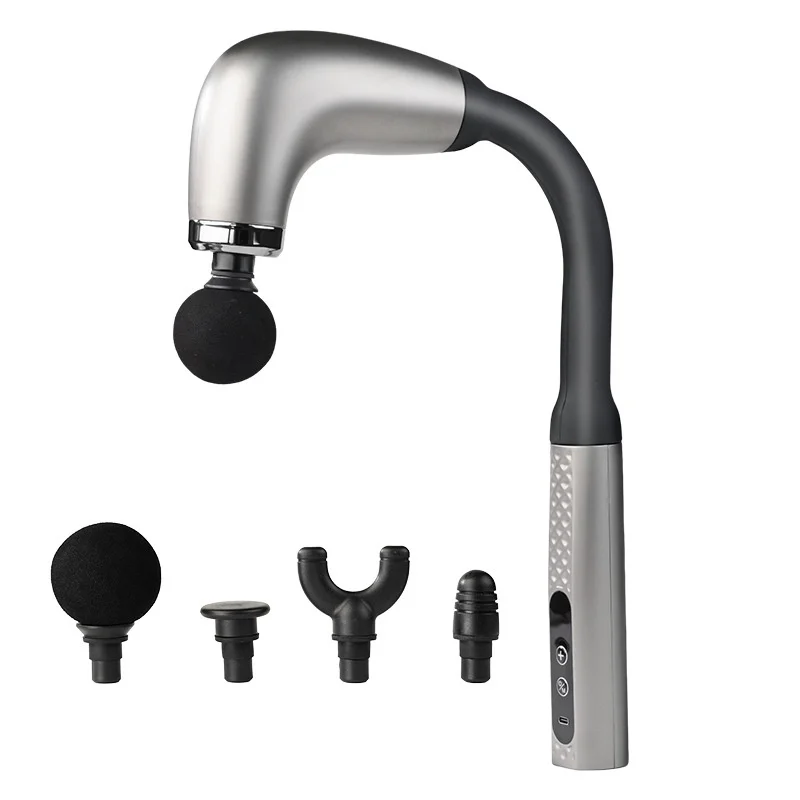 

Трансграничный пистолет для фасции локтей, многофункциональный массажер для мышц и шеи для релаксации талии, спины и ног, электрический массажный пистолет