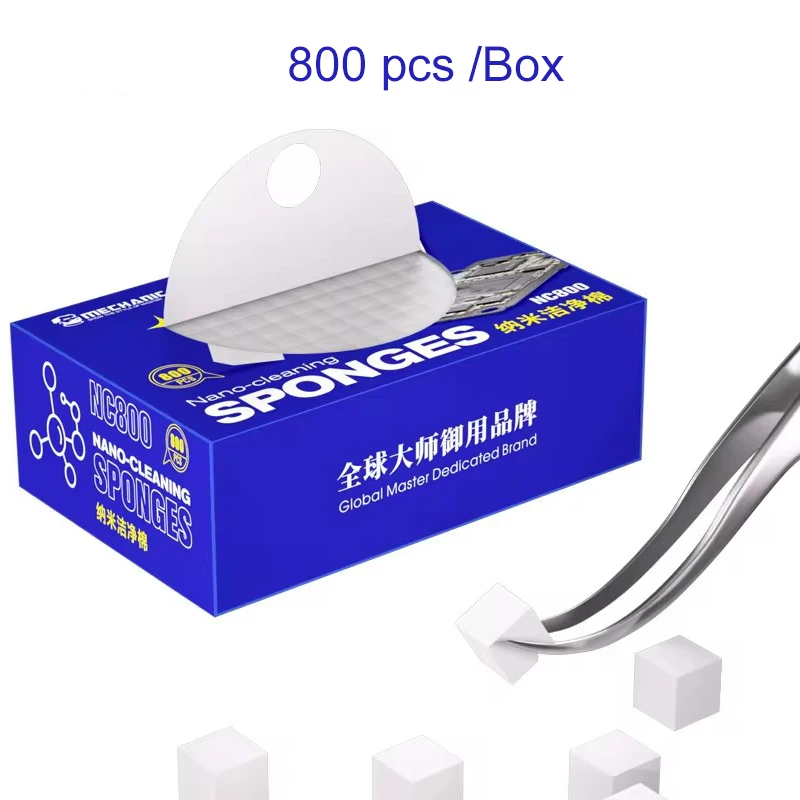 

Mechanic NC800 Nano Spong Cleaning No Residue Phone Screen PCB Motherboard Back Glass Camera Solder Flux Oil Frame Clean Tool