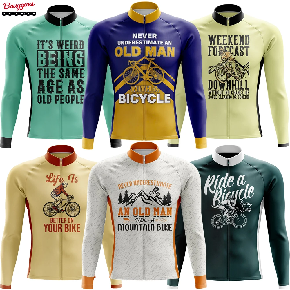 6 Styles V2 Men Women Cycling Jersey Winter&Autumn Long Sleeve Thermal Fleece lining Bicycle Warm Jacket Road Bike MTB Clothing