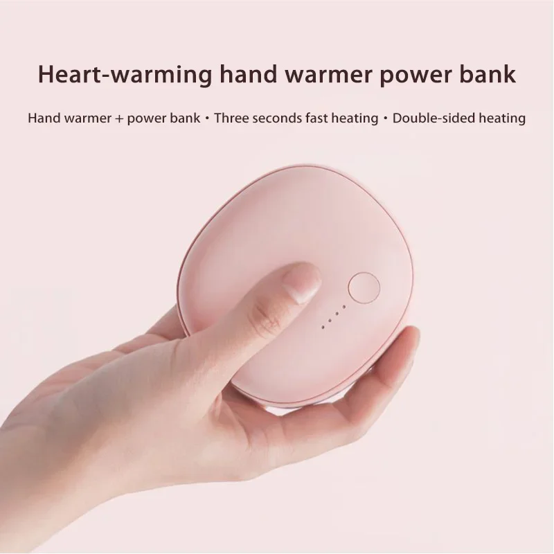 Xiaomi Mini Hand Warmer Rechargeable Portable Hand Warmer Fast Heating Men and Women Camping Travel Office Christmas Gift