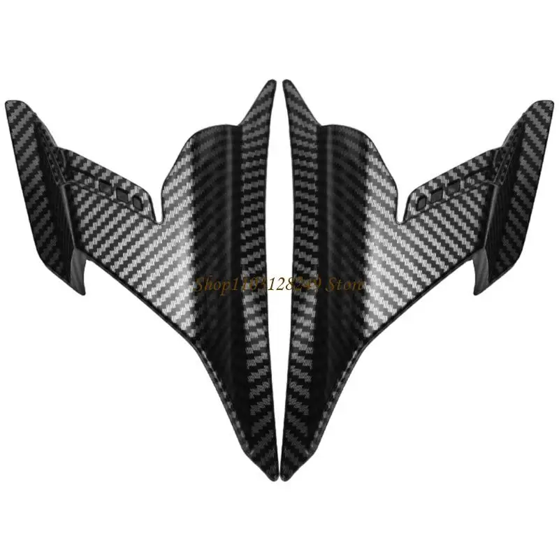 

N5KD Motorcycle Front Fairing Winglets Wing Cover Trim Spoiler for ADV160 2022-2023
