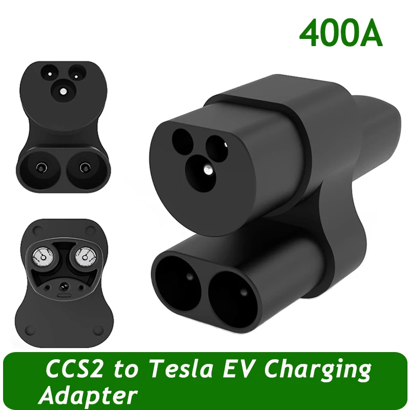 CCS2 to Tesla EV Charging Adapter 400A Electric Vehicle Charging Adapter Car Charger CCS2 to Tesla Adaptor for Model 3/X/Y/S