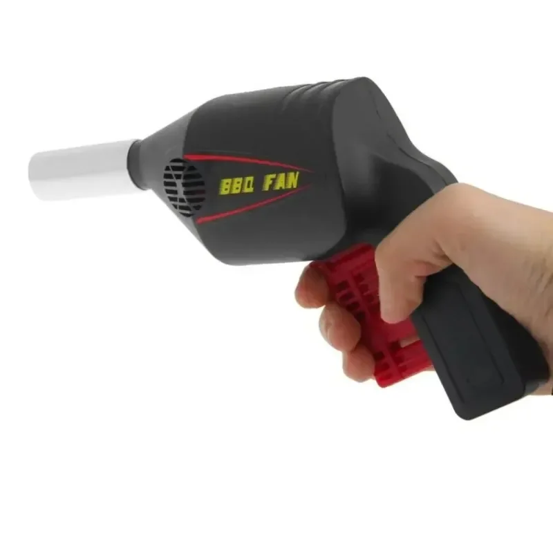 Outdoor Blower Barbecue Tool Hand Press Manual Blower Portable BBQ Hair Dryer Camping