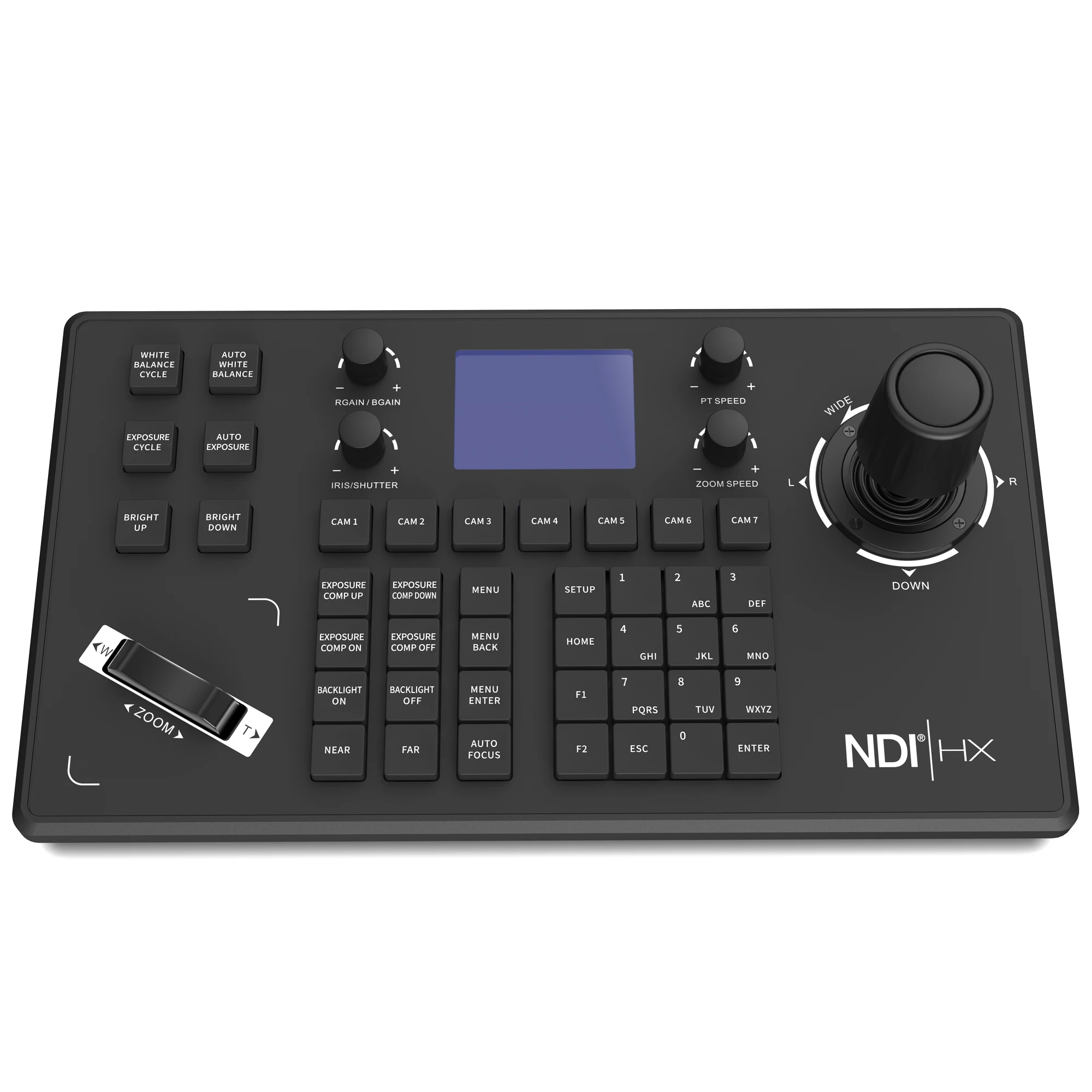 

NDI PTZ Controller Camera Joystick Controller PoE Keyboard VISCA Video Conference Camera Live Streaming Church Broadcast Studio