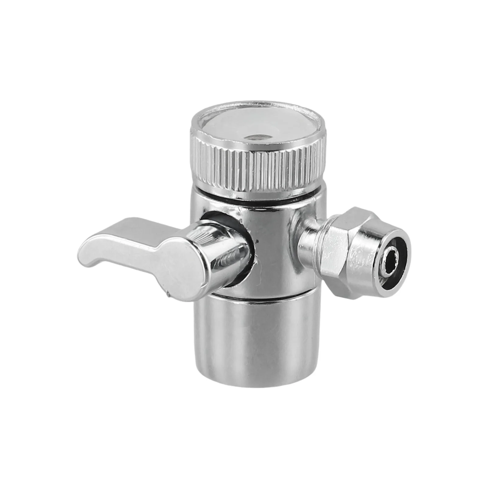 Dual Output Valve Kitchen Faucet Adapter Flexible Water Control High-temperature Resistance Leak-proof Mechanism