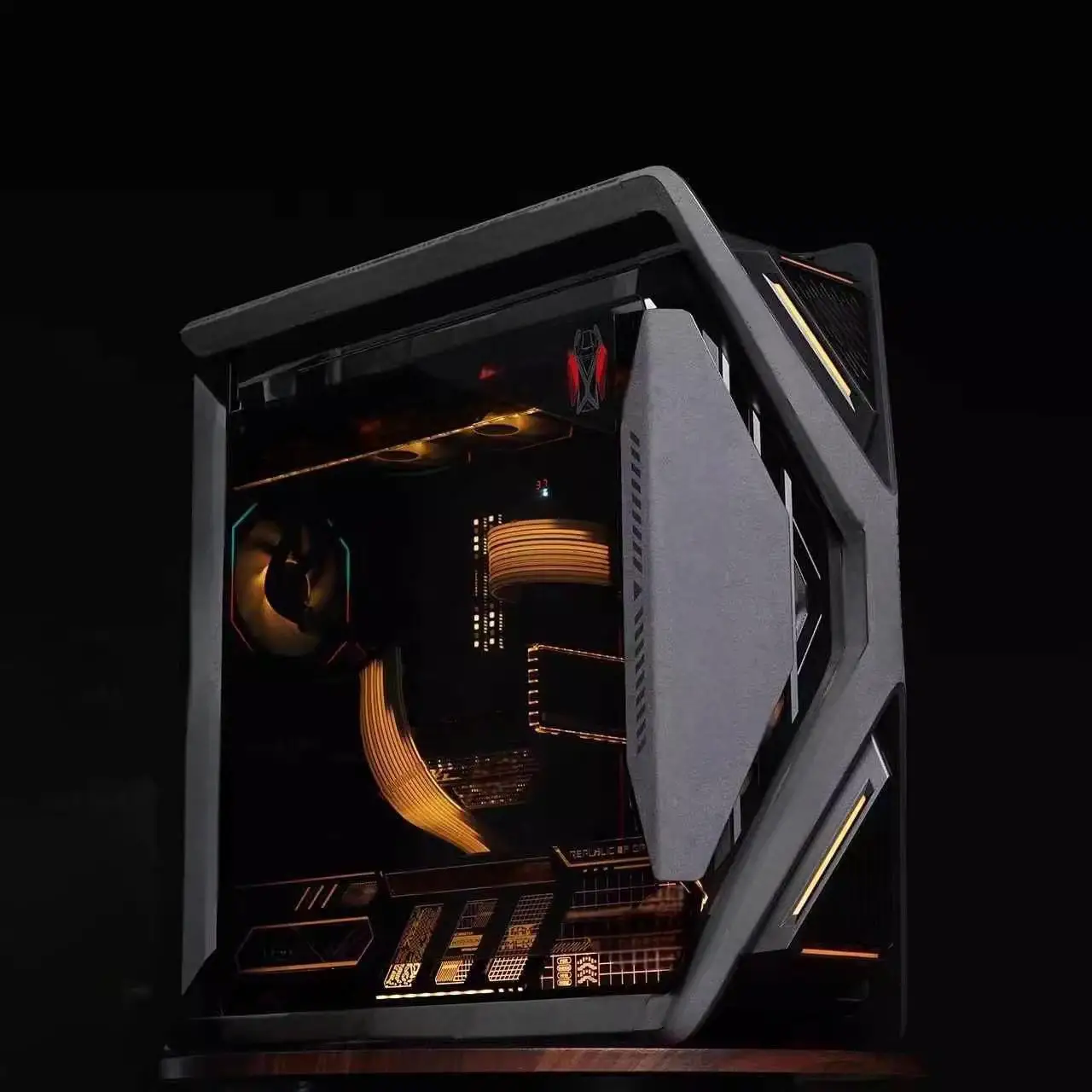 

Brand New Case ROG HYPERION Full Tower Gaming Desktop Case PC Gaming CASE Computer