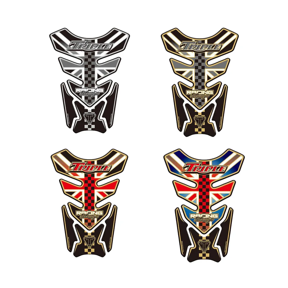 

For KTM Aprilia KOVE Motorcycle Universal Fuel Tank Sticker Fishbone Sticker 3D Decal