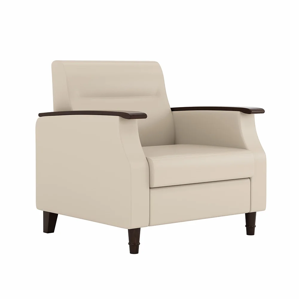 & Luxury Sanatorium Waiting Leisure Room Armrest 1 Seater Module Couch Hospital Reception Stylish Single Sofa
