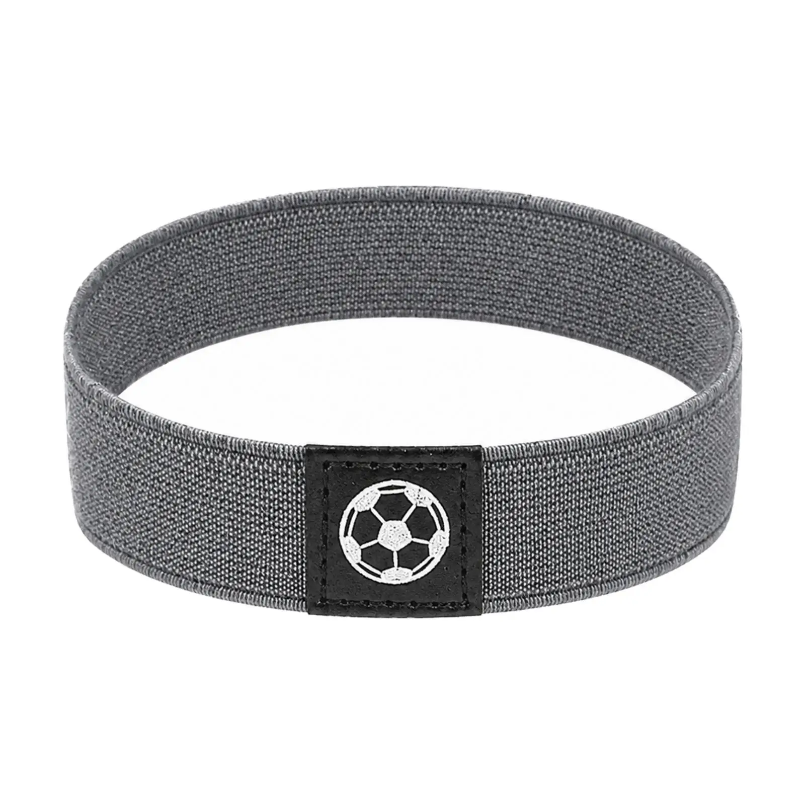 Elastic Shoe Strap with Soccer Symbol Stretch Shoe Upper Fixing Sleeve Slip-Resistant for Athletes, Sports Training