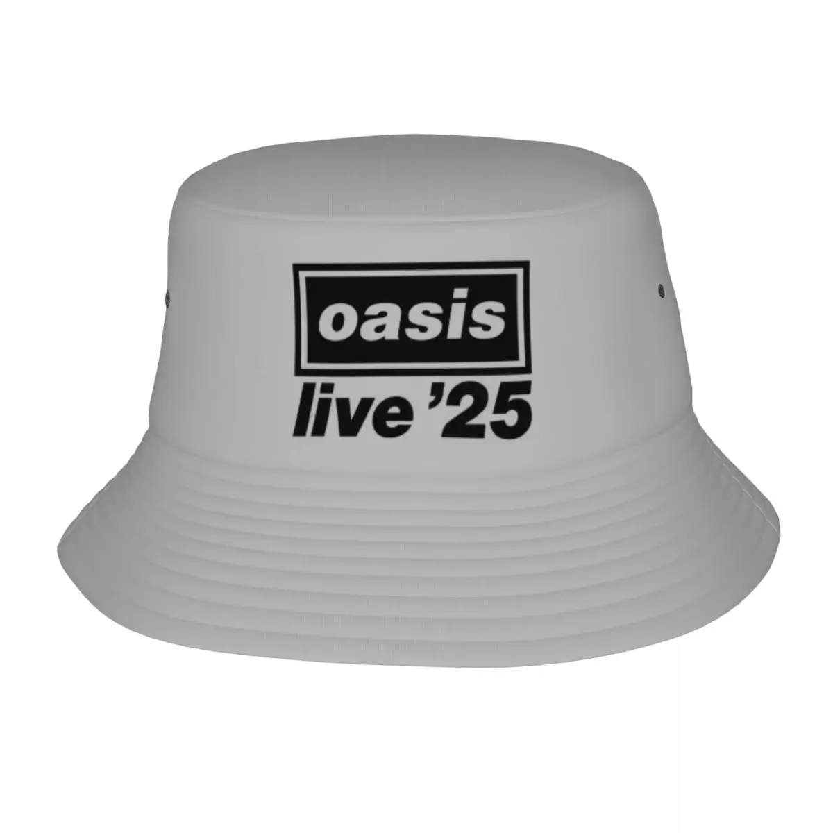 Stylish O-Oasis Live 25 Tour Bucket Hats Woman Sports Rock Band Fishing Cap Hot Summer Vacation Getaway Headwear Boonie Hat