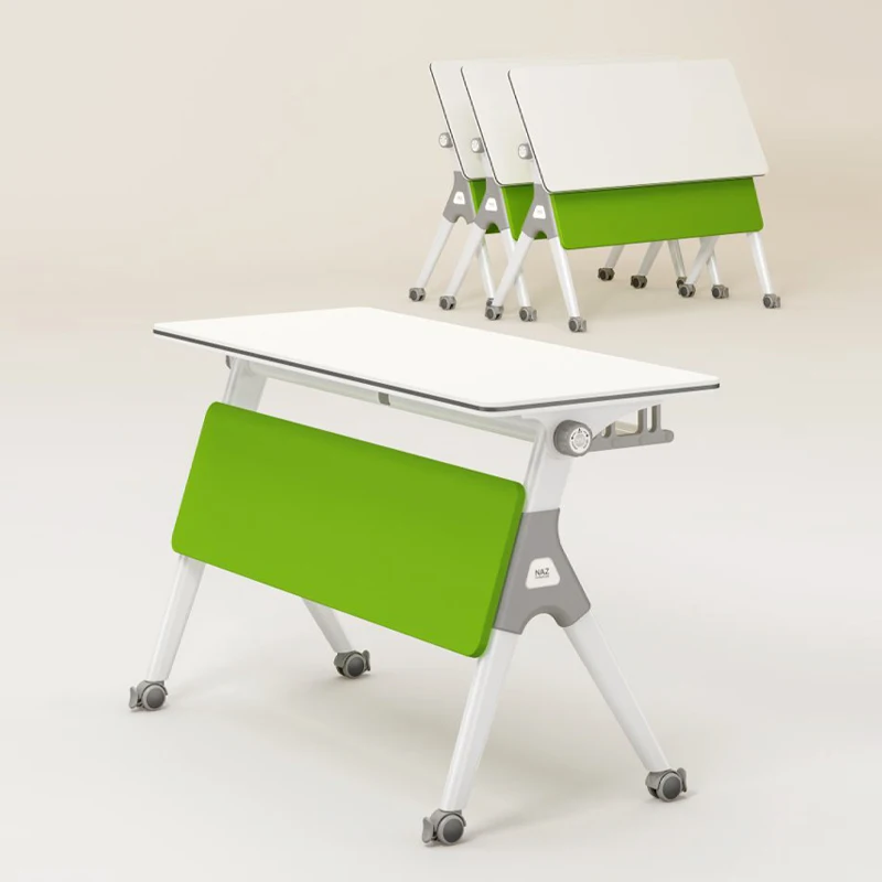 Test Table School Classroom Folding Movable Training Room Folding School Chairs School Office Desk and Chair Sets