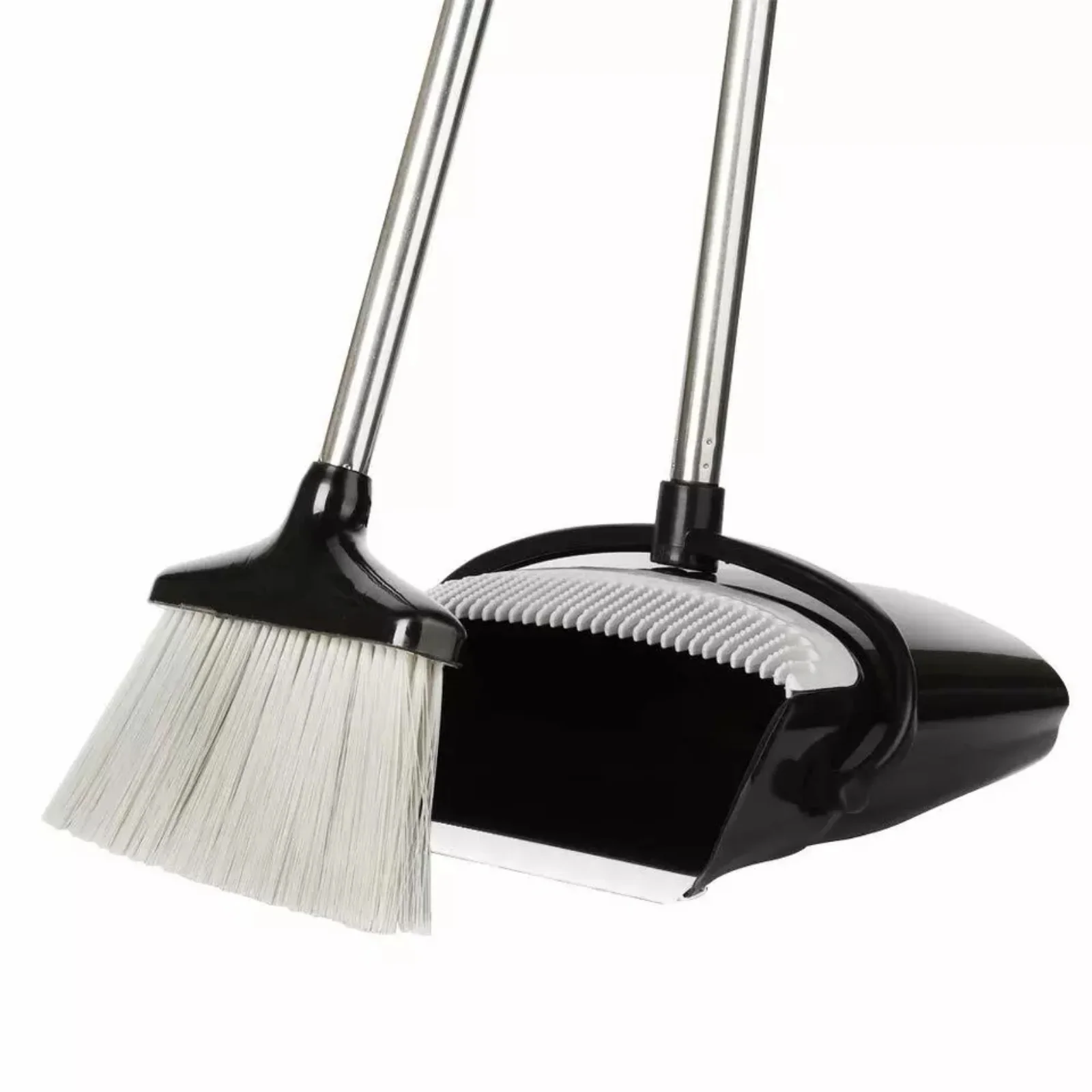 

Broom and Dustpan Set With Sturdy Long Handle Combo For Kitchen Indoor Outdoor