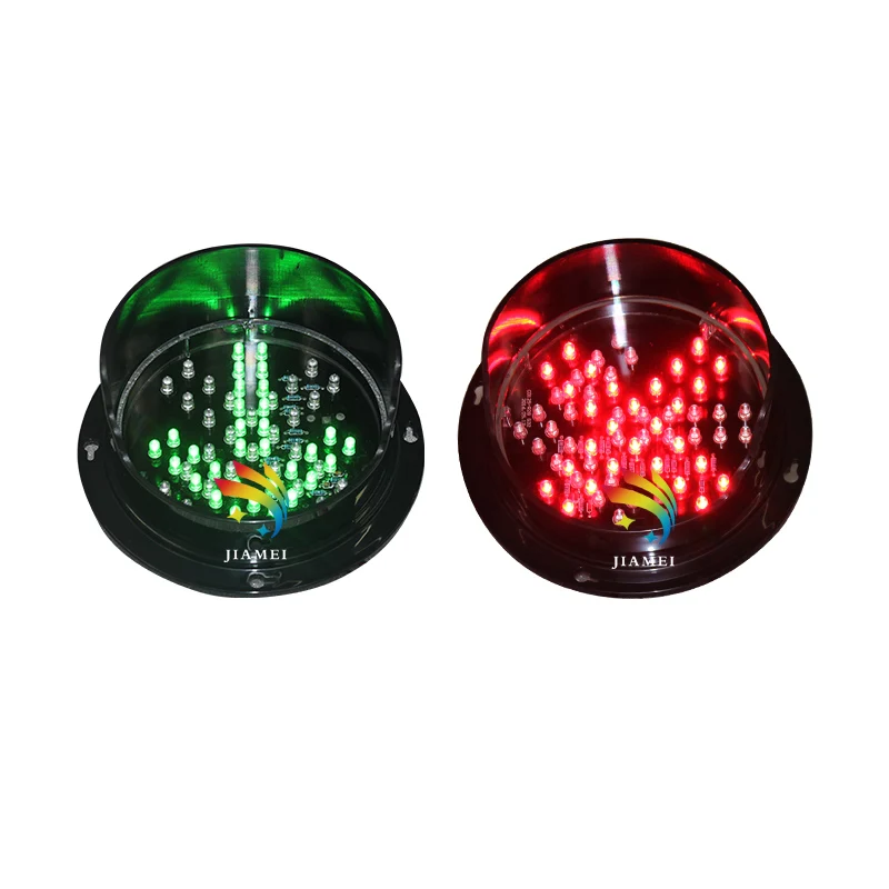 الصليب الأحمر السهم الأخضر إشارة غسيل السيارات 5 بوصة 125 مللي متر تيار مستمر 12 فولت وحدة ضوء السهم المروري