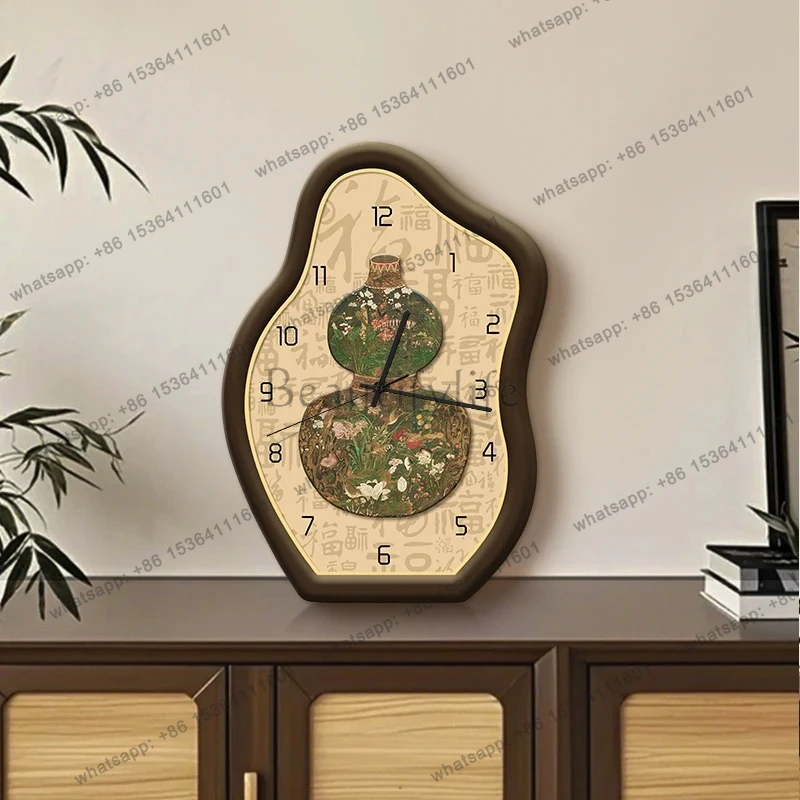 Wohnzimmer-Wanduhr Wandmontierte Tischuhr Geräuschlose Tischuhr