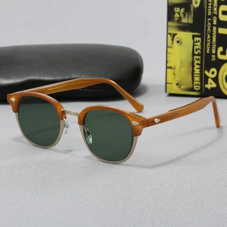 New Men's Advanced Ultra Light Coarse Frame Fashion Square Sunglasses Women Men Trendy Anti Mist Outdoor Driving Shades UV400