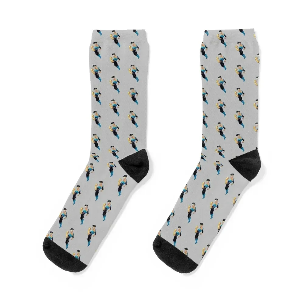 

Invincible Socks Run funny sock Novelties Socks Men Women's