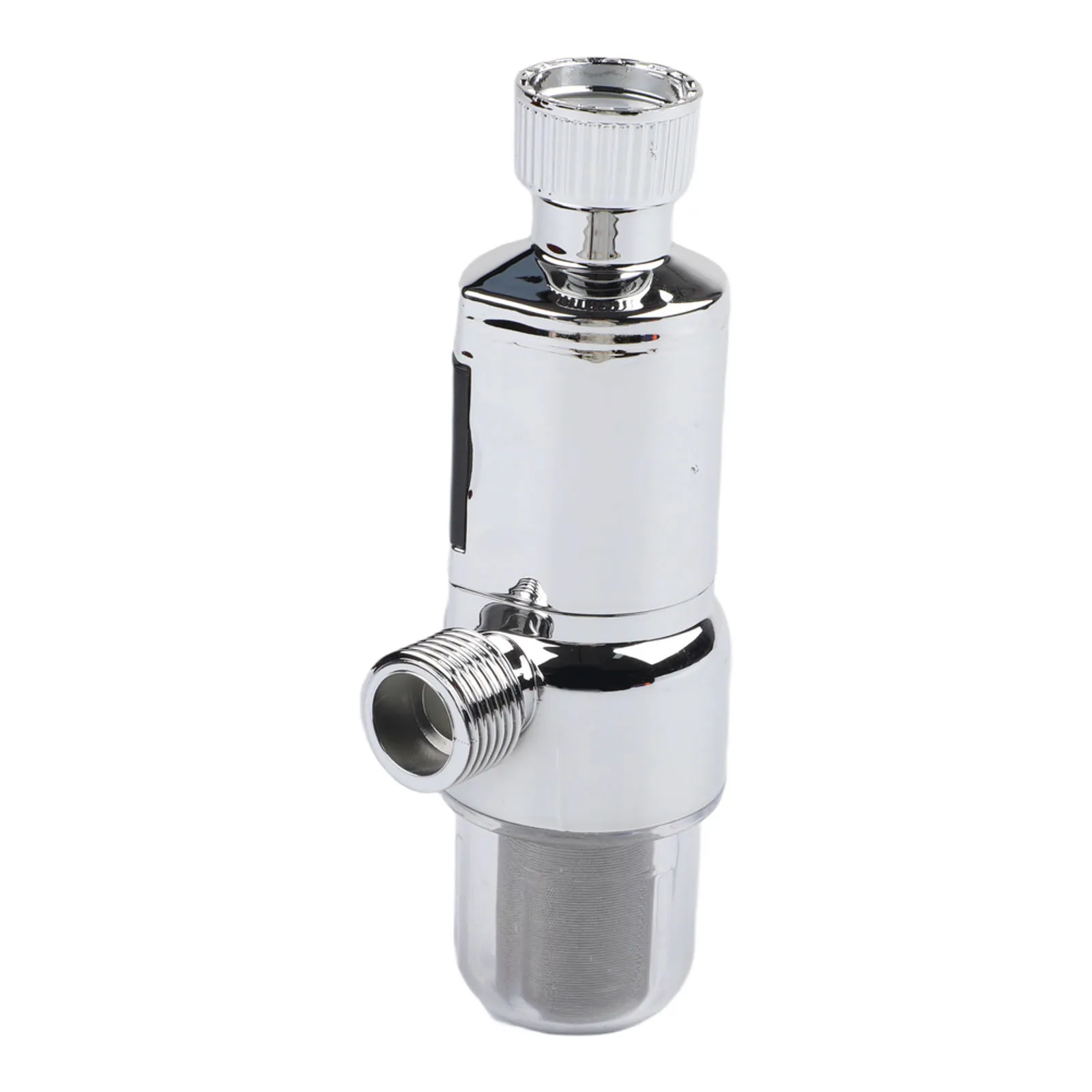 

Светодиодный термометр для душа с мгновенным отображением температуры воды, простая установка, серебристое покрытие, размеры 14x7x5 см