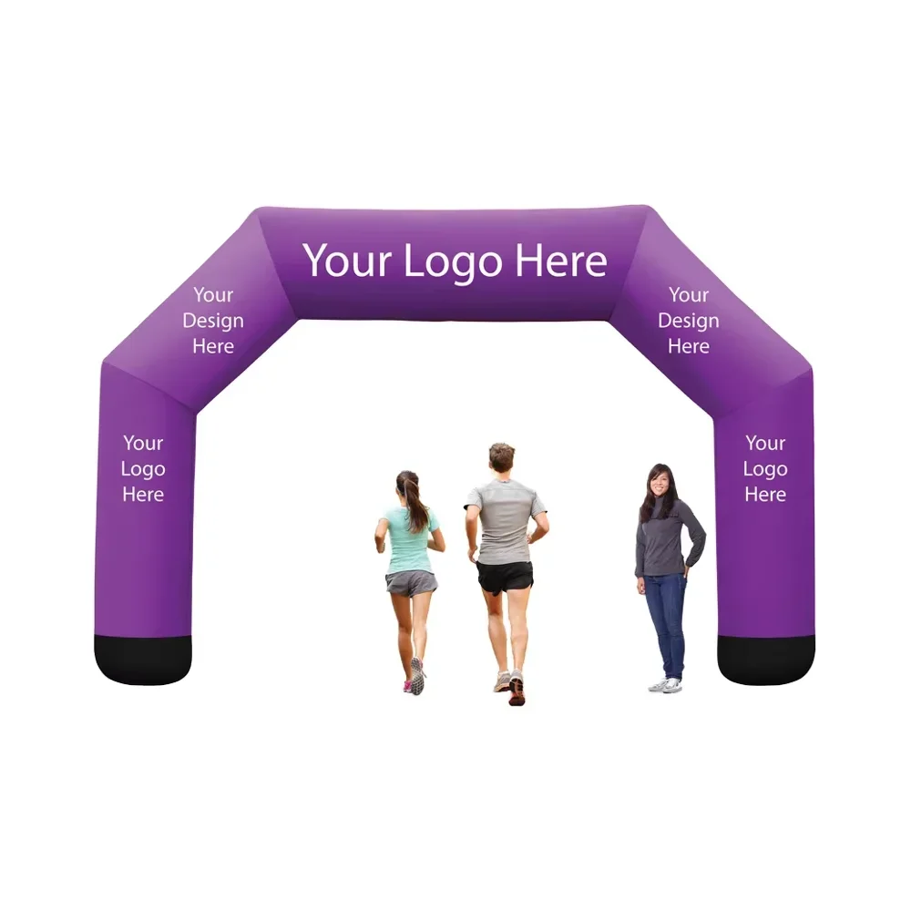 Wholesale Cheap PVC Inflatable Goal Arch for Event Advertising Hot Sale 5m Race Blow up Arch Christmas Model