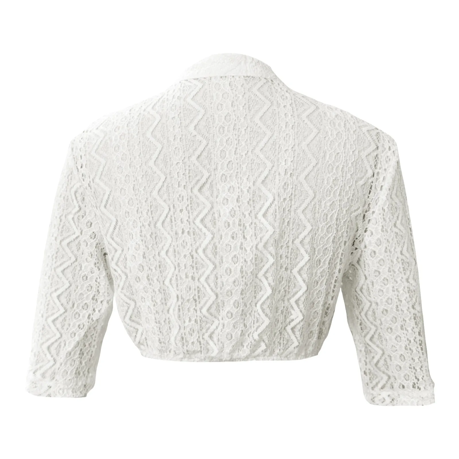 Xl Size Lace Crop T… - image