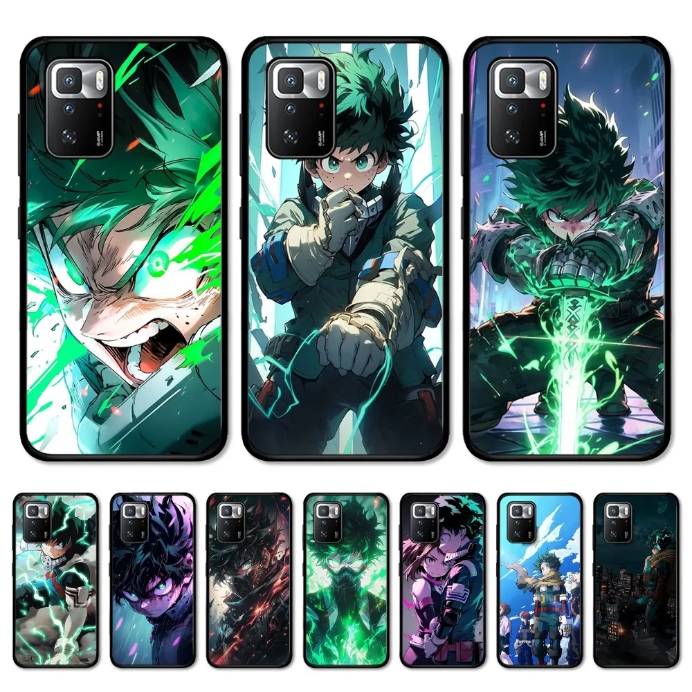 

Youth My H-Hero Manga A-Academia Phone Case For Redmi 5 6 7 8 9 10 Plus Pro 6 7 8 9 A GO K20 K30 K40 Pro Plus F3 Fundas