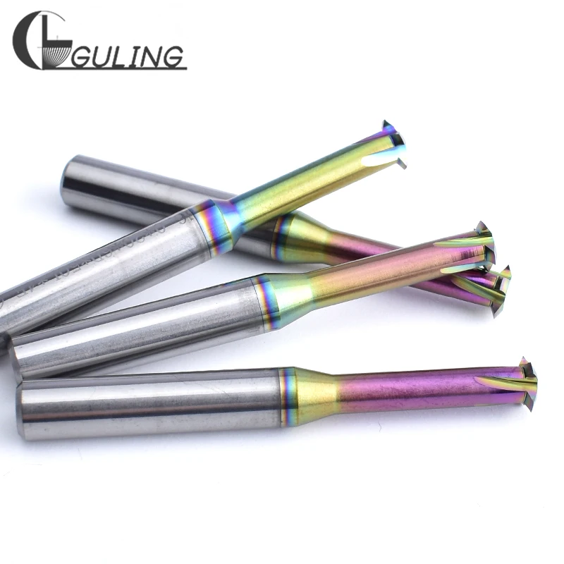 CNC 60Degree Tungsten Steel Single tooth Thread Milling Cutter M1 M1.2 M1.4 M1.6 M2 M2.5 M3 M4 M5 M6 M8 M10 M12 M14 For Aluminum