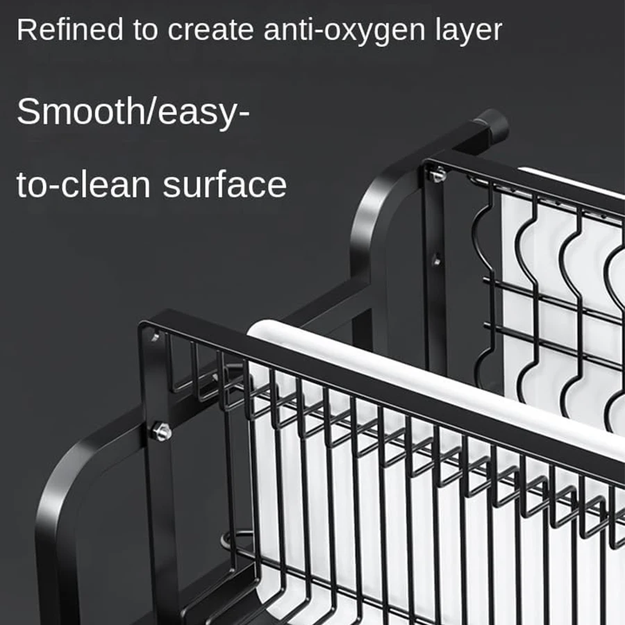 رف أطباق للمنضدة ، مصفاة مطبخ متعددة الوظائف مع أدوات ، حامل سكين ، أدوات مائدة ولوح تقطيع ، عيد الميلاد ، 3 طبقات