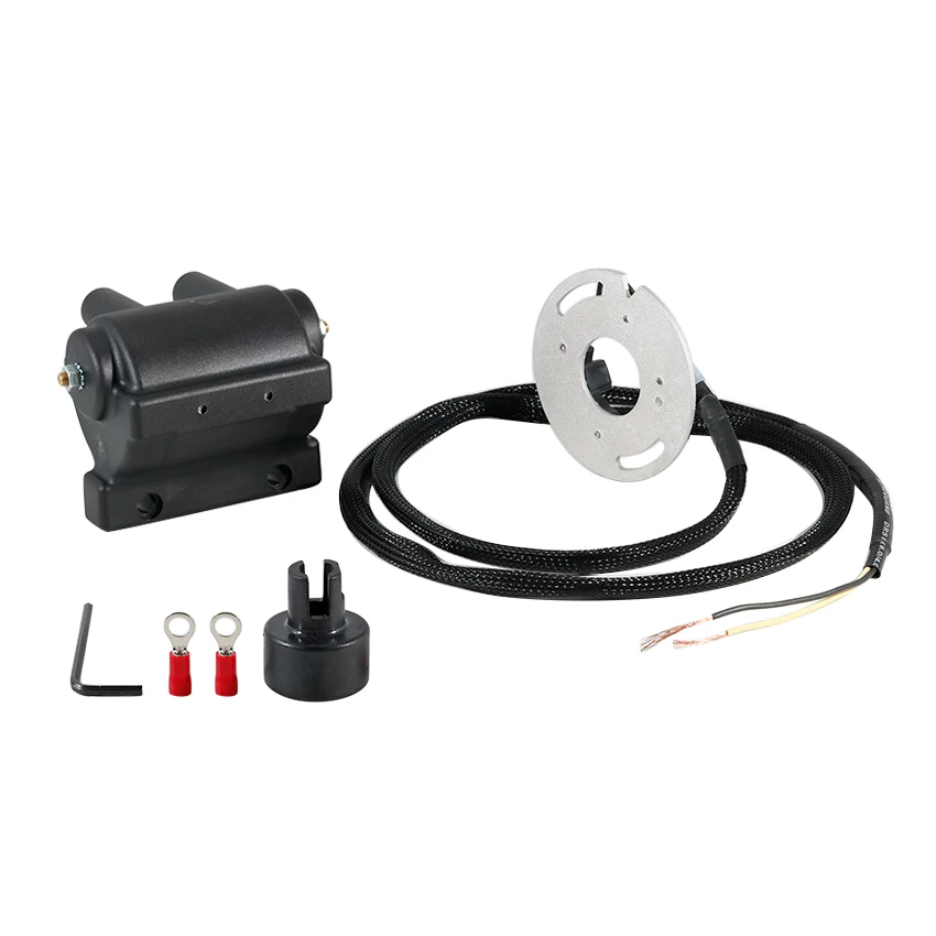 Fits for Harley Davidson FLH FLS FLT FXB FXD FXE FXR FXS XLC XLH XR FX LSTI Motorcycle Dual Fire Ignition Coil Sensor Assembly