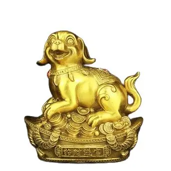 

Bronze Dog Ornament Money Zodiac Dog