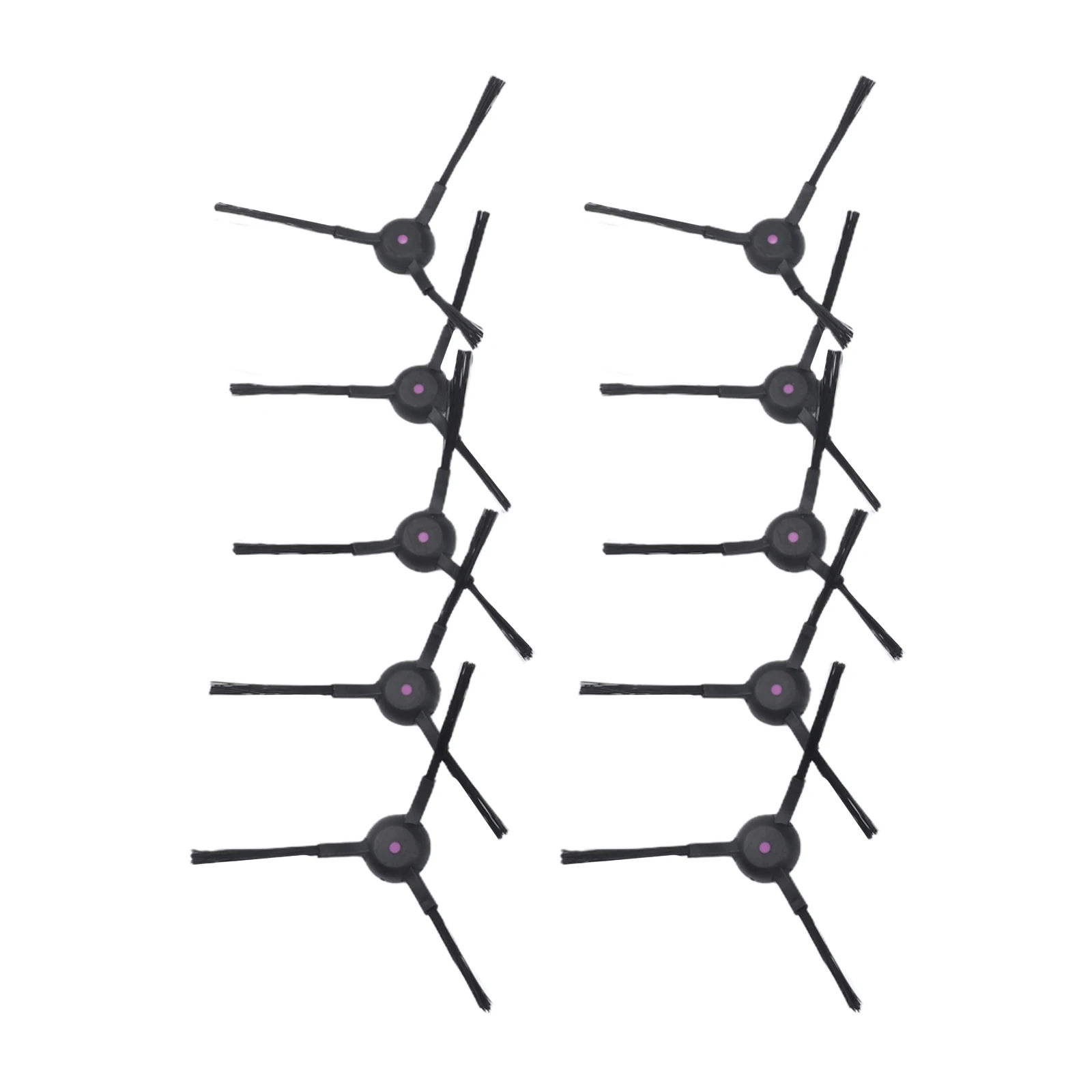 Pack of Ten Replacement Side Brushes for Cecotec For Conga For X50 Robot Vacuum Maintain Cleaning Efficiency in Tight Corners