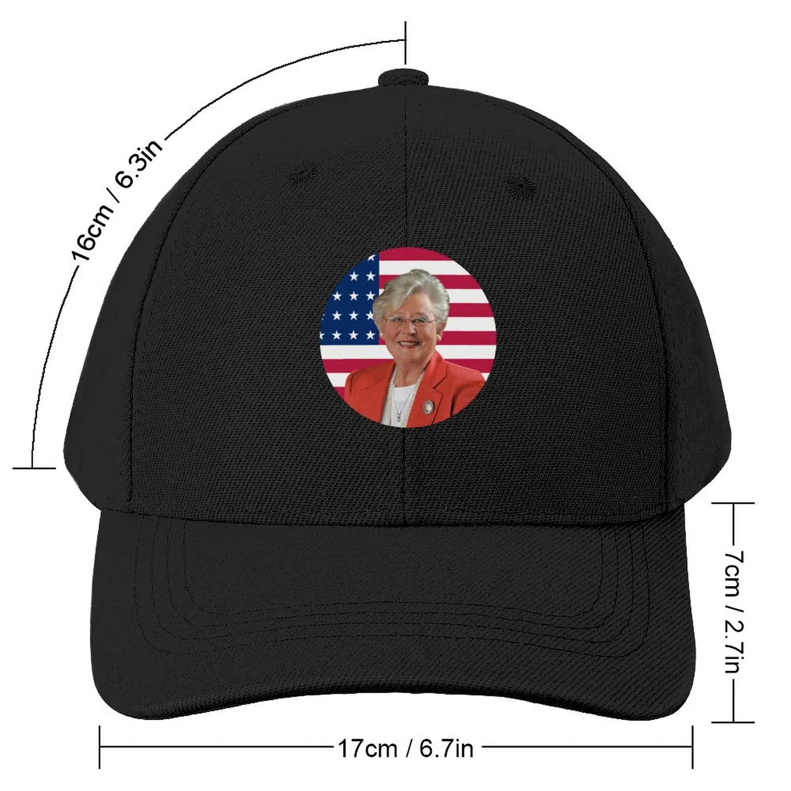 Kay Ivey American Flag Baseball Cap Streetwear Hat Man For The Sun Golf Wear Men Luxury Brand Women's