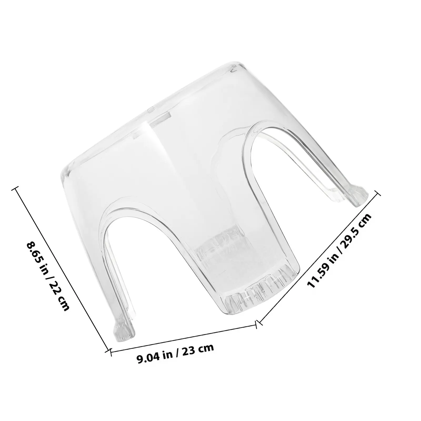 Bathroom Step Stool for Adults Portable Lightweight Nonslip Bottom Ergonomic Toilet Foot Stool for Shower Kitchen Bedroom Living
