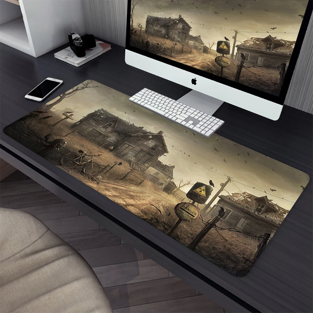 STALKER Large Gaming Mouse Pad Computer Mousepad PC Gamer Laptop Mouse Mat Office Mausepad XXL Silicone Keyboard Mat Desk Pad