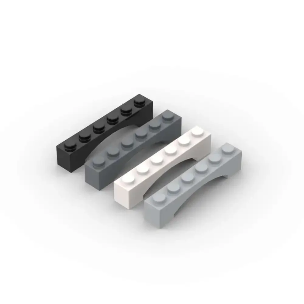 MOC 10 個パズル粒子 92950 アーチ 1 × 6 ビルディングブロックキット上げ家レンガ 3455 DIY 組み立てるおもちゃ誕生日ギフトドロップシッピング