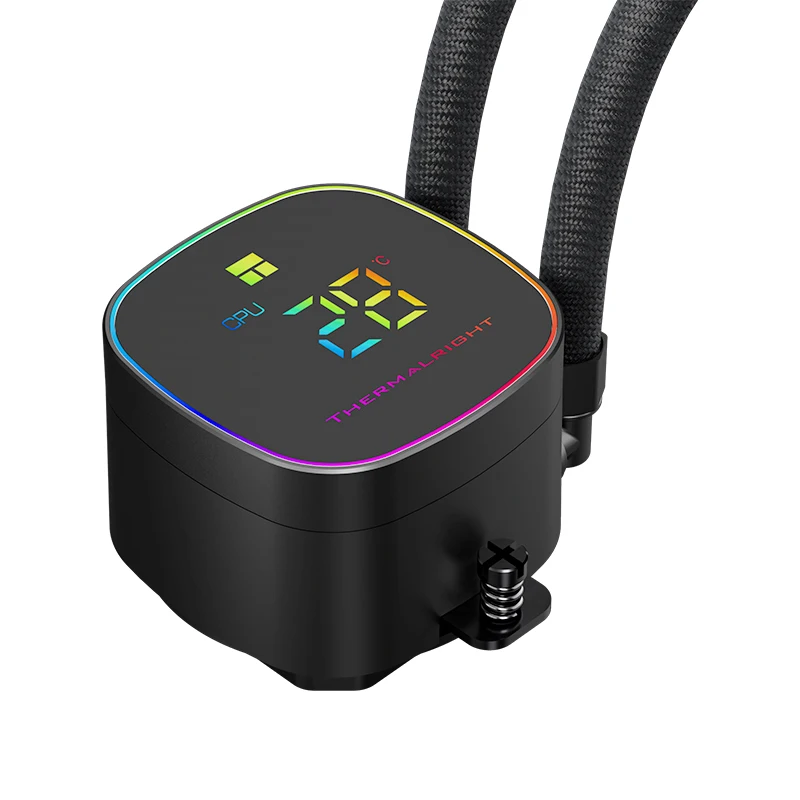 Thermalright FROZEN HORIZON 360 إصدار شاشة ديجيتال معدن مغناطيسي قابل للفصل برأس بارد مروحة عالية الأداء تدعم LGA1851
