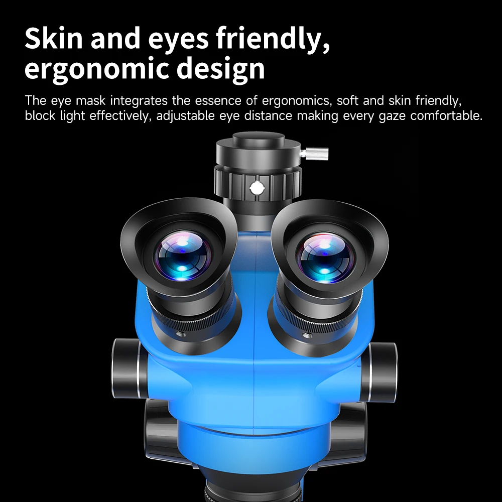 JCID-M3750A 7-50X Trinocular Continuous Microscope Professional Stereo Microscope For Mobile Phone Motherbaord Repair Tool